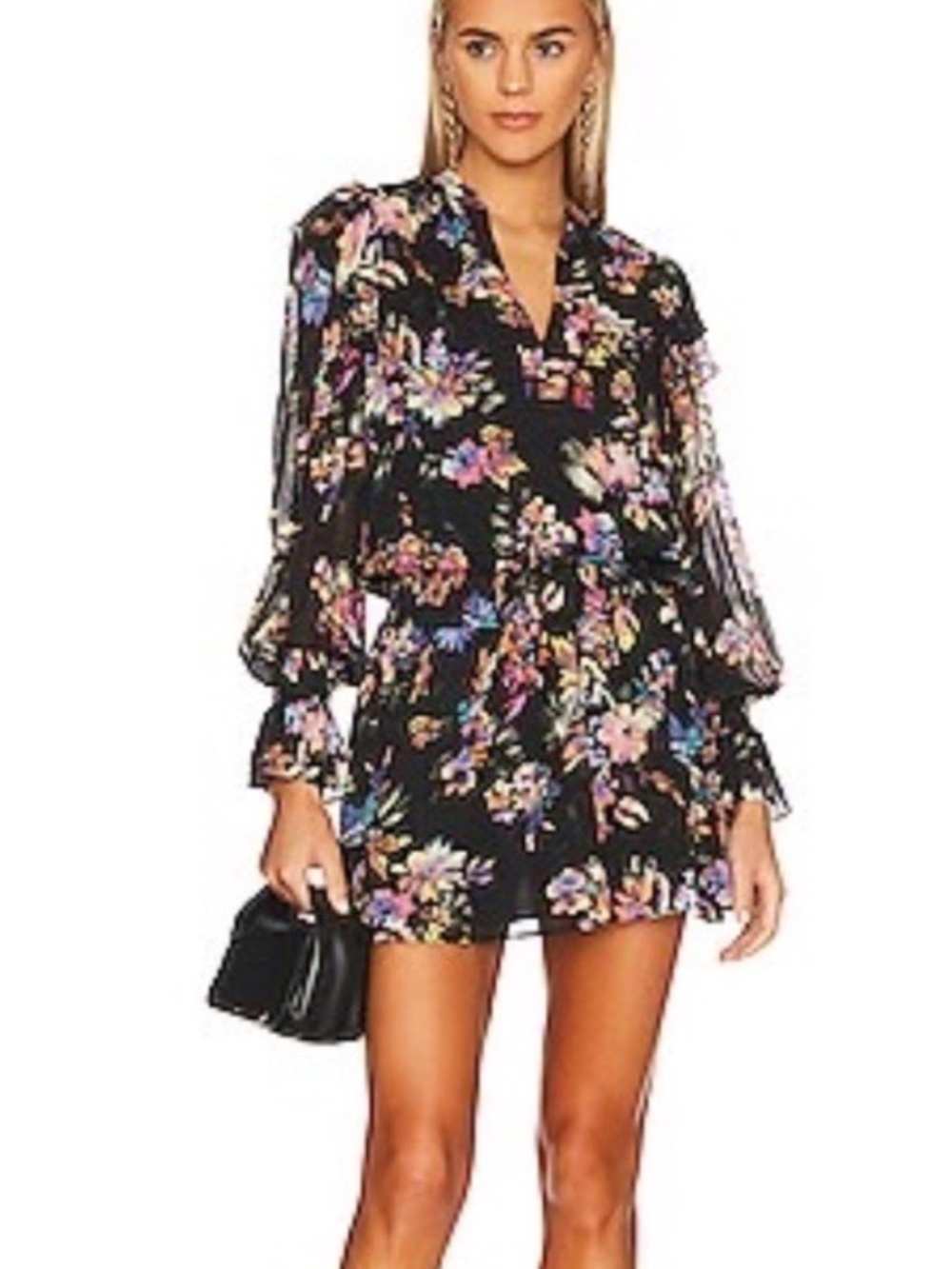 Amanda Uprichard Cerrone Mini Dress in Mirabella Sz Large
